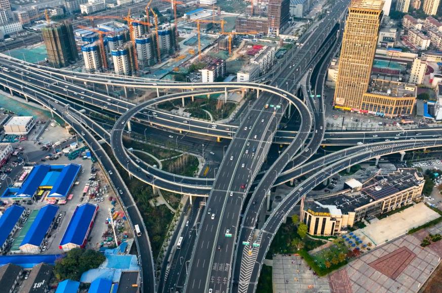 安徽建工承建的合肥市銅陵路高架。安徽建工集團(tuán)供圖